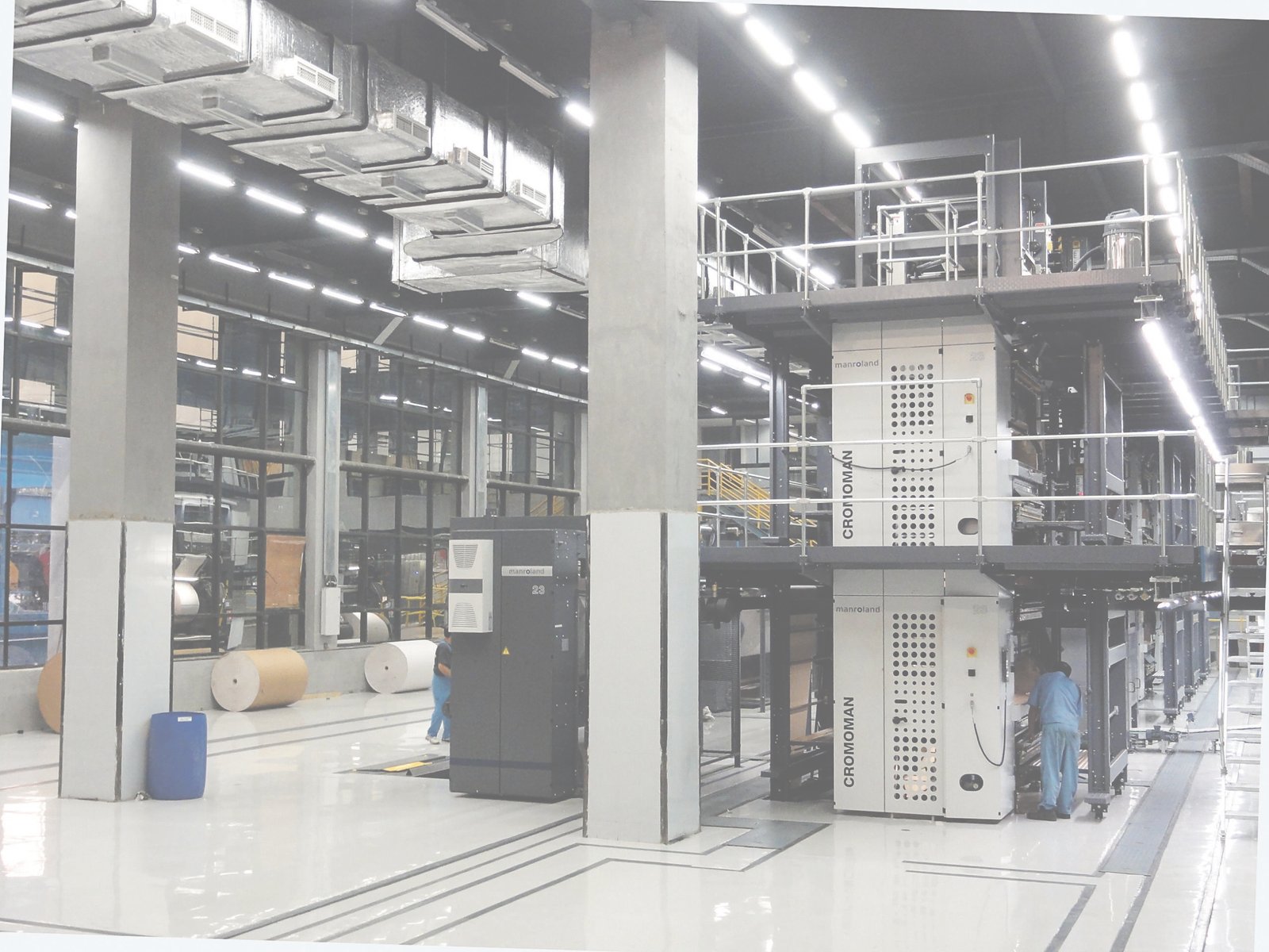 Web offset printing press installed in India