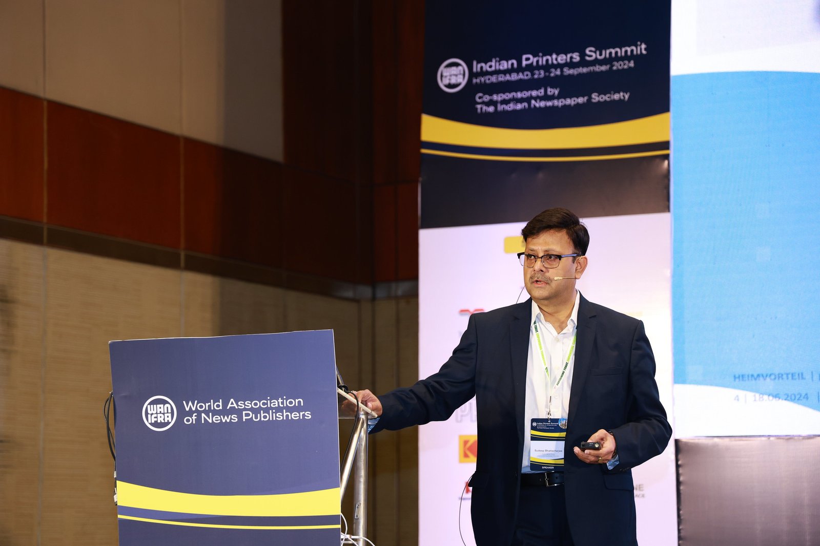 Sudeep Bhattacharjee, Managing Director, manroland Goss India