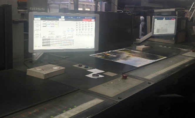 Console upgrade for printing press