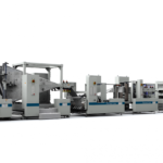 FormerLine industrial digital book finishing system with integrated folding technology.